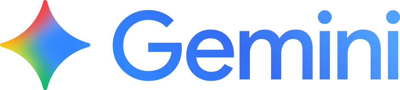 Gemini family logo: gradient four-point star beside the Gemini wordmark