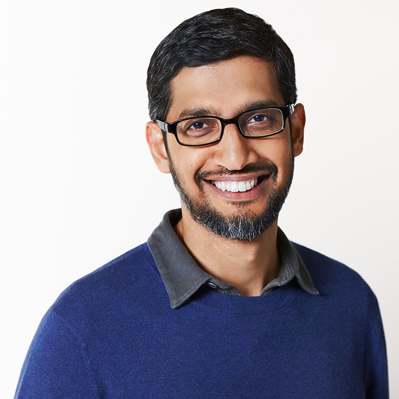 Official portrait of Sundar Pichai