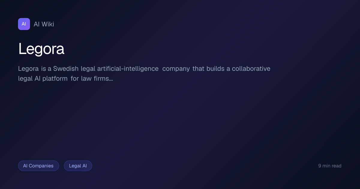 Legora | AI Wiki