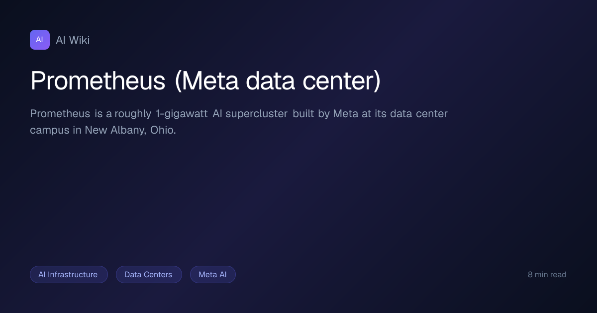 Prometheus (Meta data center) | AI Wiki