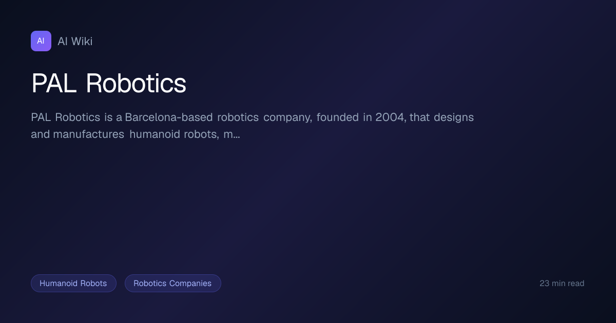PAL Robotics | AI Wiki