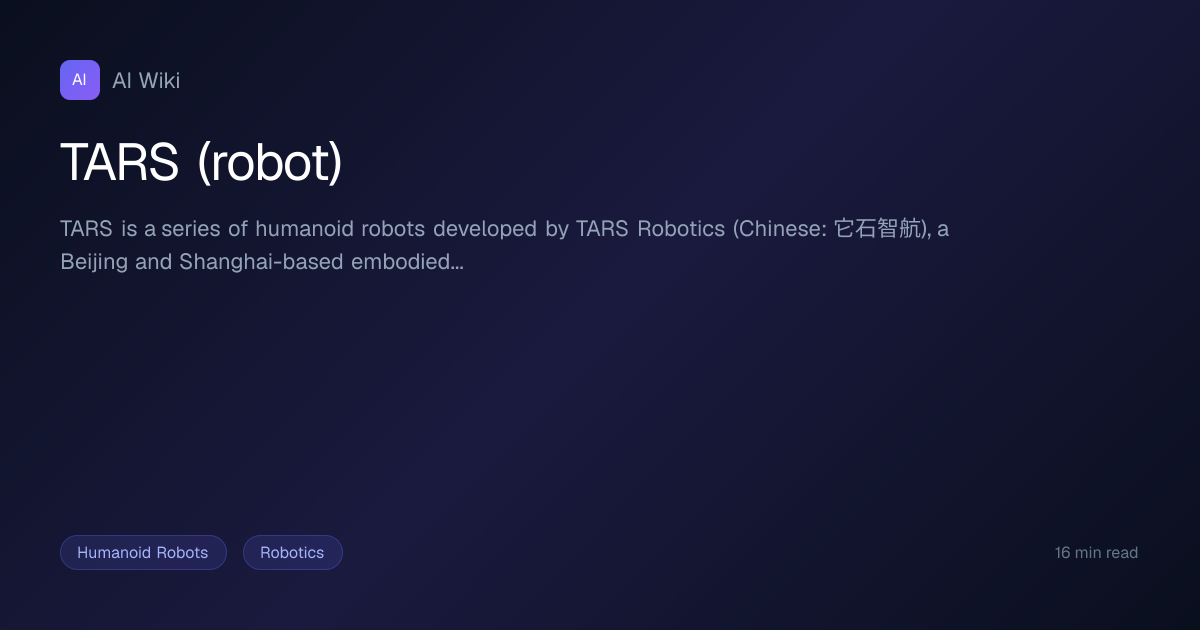 TARS (robot) | AI Wiki